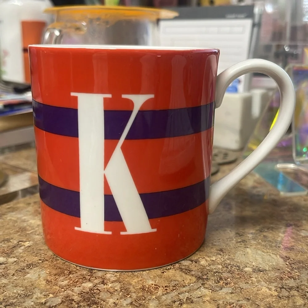 Kate Spade To The Letter Monogram Mug
